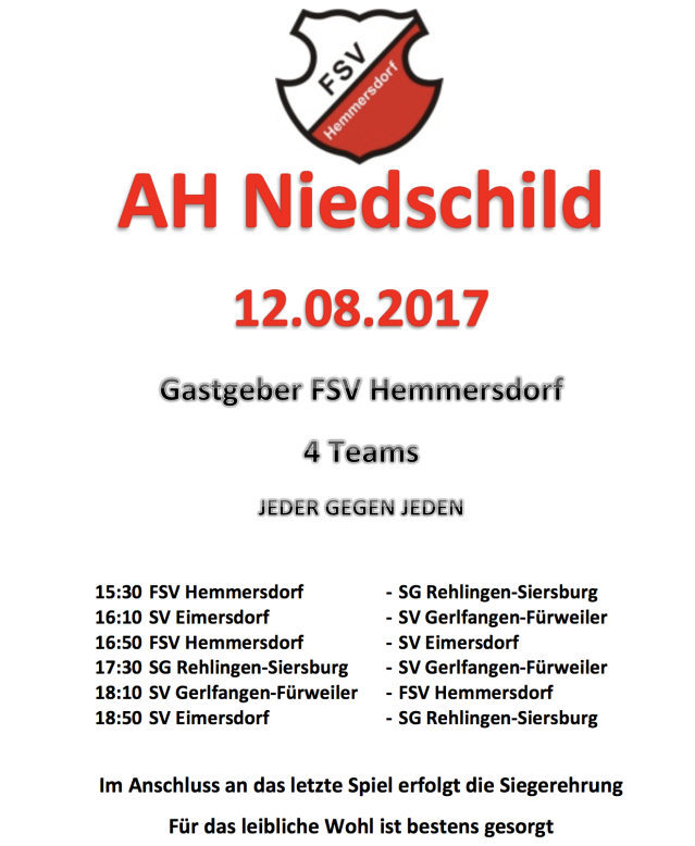 niedschild fussball