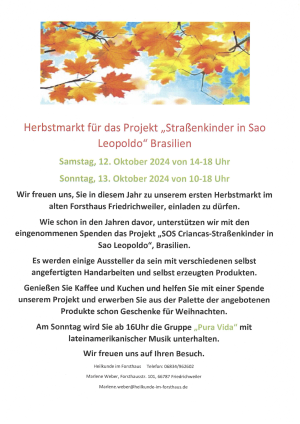 Herbstmarkt Brasilien 2024