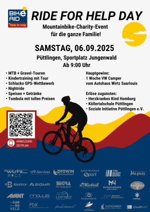 Rideforhelpday 2025 Plakat